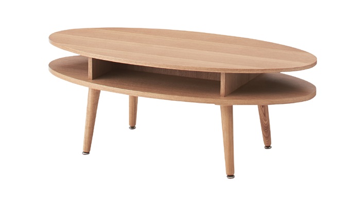 オーバルセンターテーブル