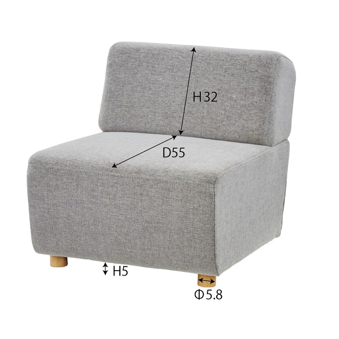 キューブ オットマン