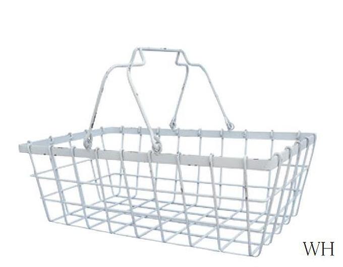 “ワイヤーバスケットレクタングルWH”