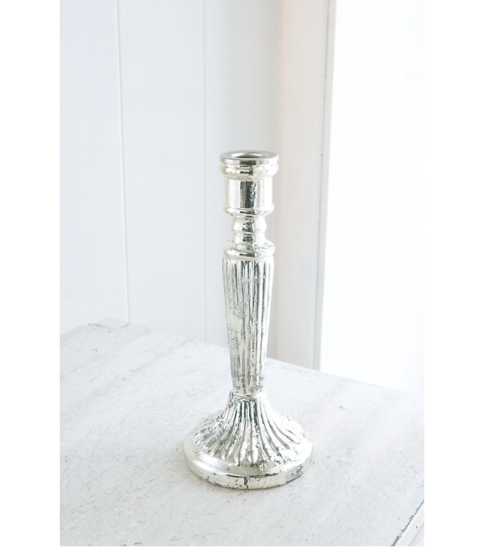 “シルバーガラス・キャンドルスタンド”