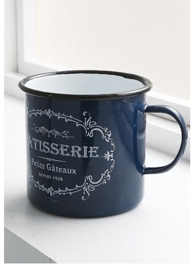 “エナメルブルーマグポット”