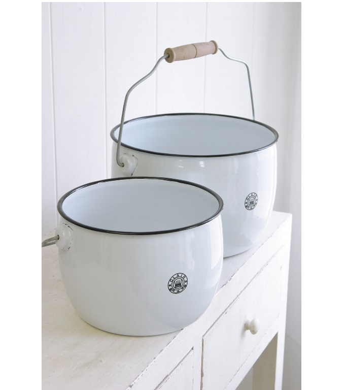 “エナメル・クレールバケツ2点セット”