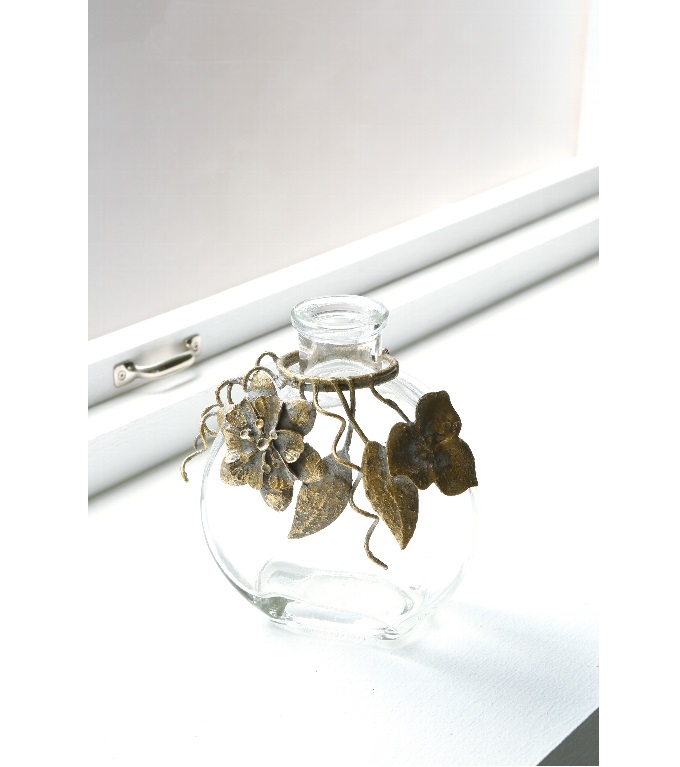 “ネックフラワーモチーフボトル”