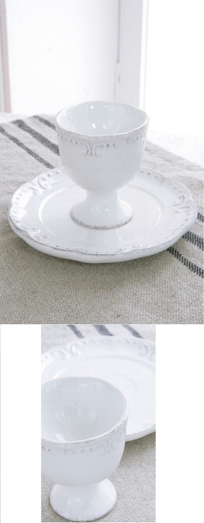 “ボイルドエッグスタンド&ソーサー”