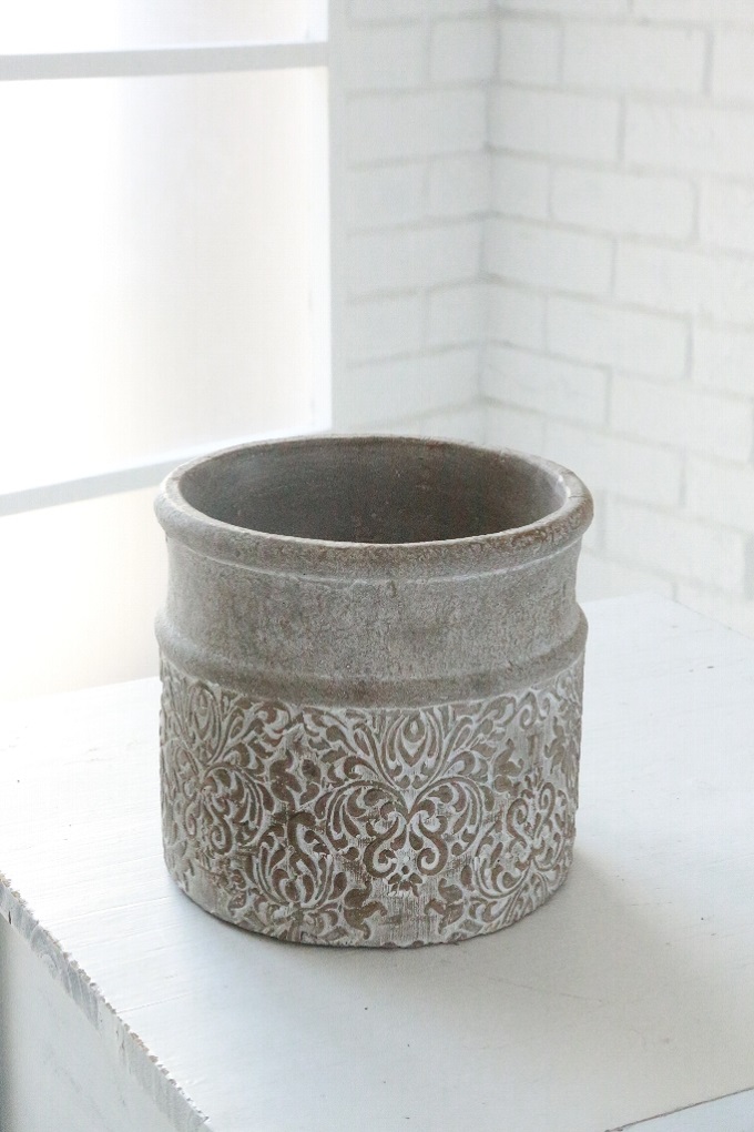 “ディグリング・ダマスクポット