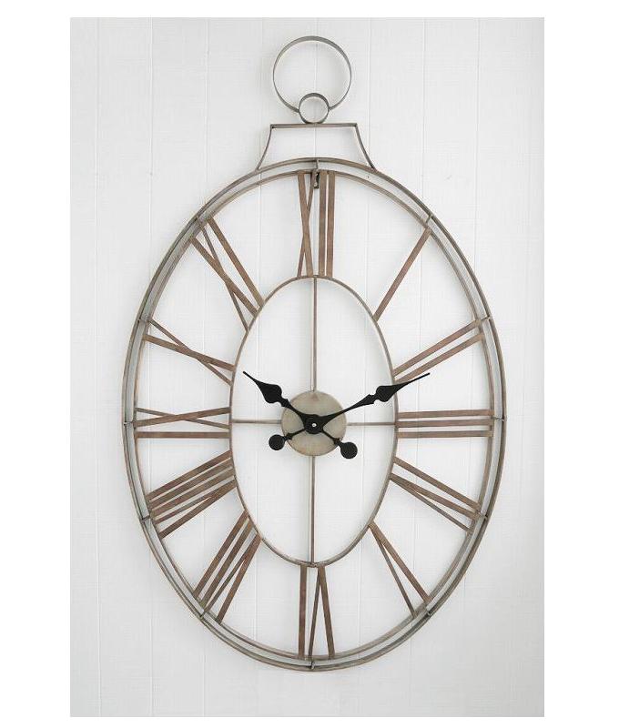 “オーバルフレームクロック”