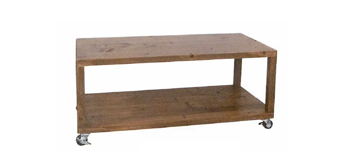 キャスターローテーブル