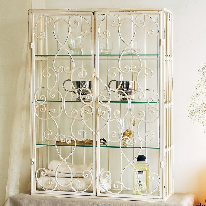 アンティーク調アイアンシェルフ