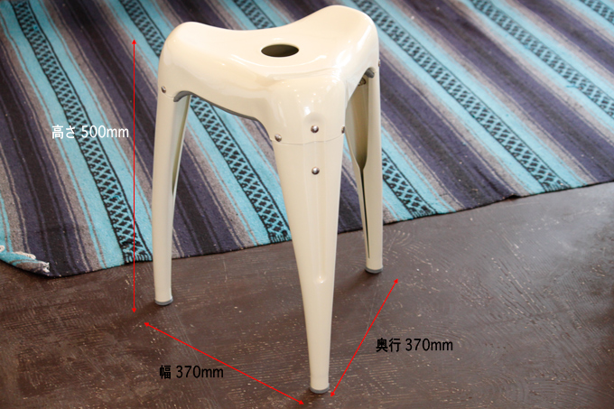 STACKING STOOL WISDOM TOOTH IVORY スツール ユニーク 椅子