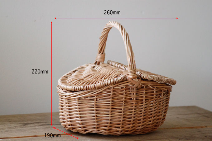 かご かわいい 天然素材 小物 持ち手 蓋つき