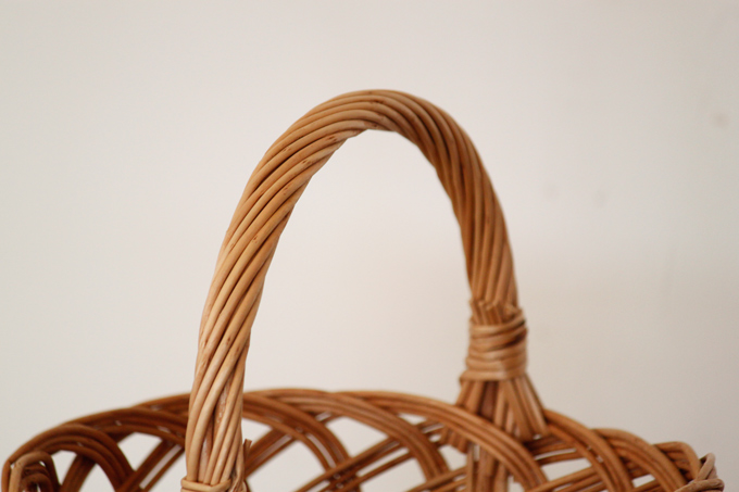 ウィッカーバスケット2個セット ナチュラル カントリー