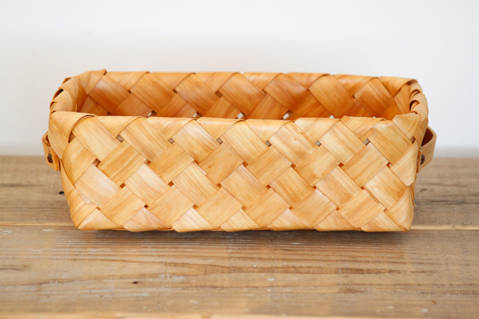 バスケットWハンドルL かご ケース 収納