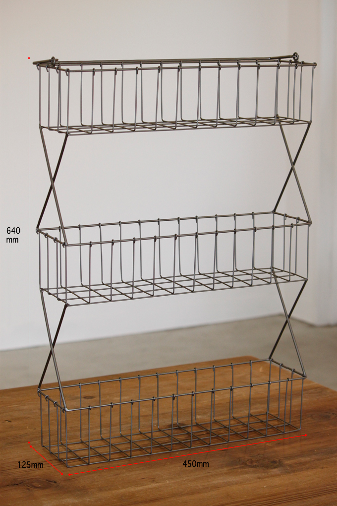 アイアン シルバー ラック おしゃれ 高さ64