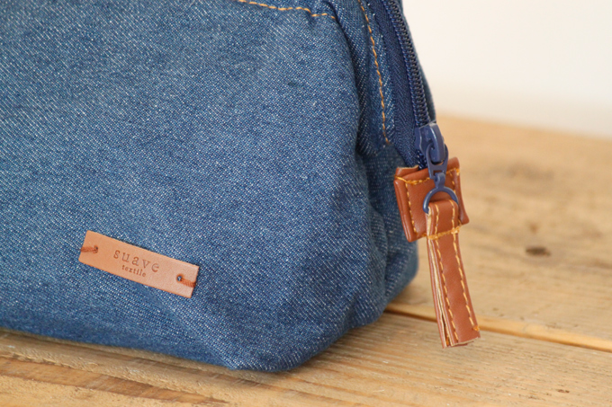 Suave Textile ワイヤーポーチ インディゴ