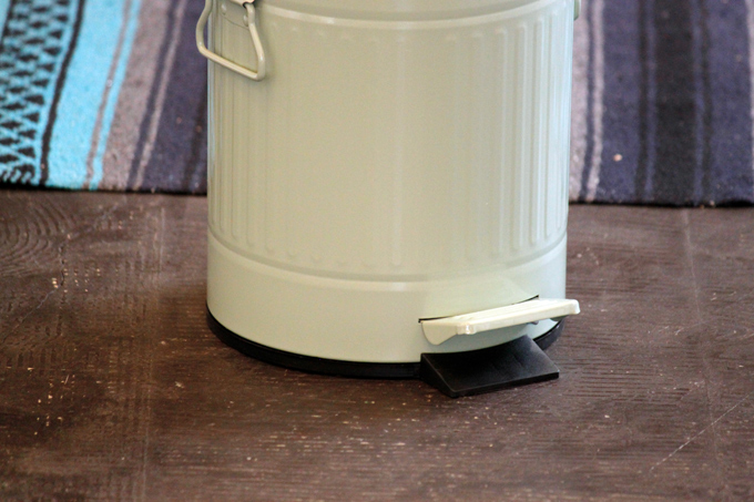 ペダルビンラウンドS ライトグリーン ダストボックス