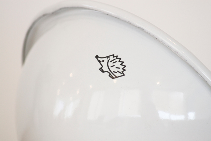 ハリネズミ ファネル ホーロー キッチン用品 じょうご ナチュラル おしゃれ かわいい