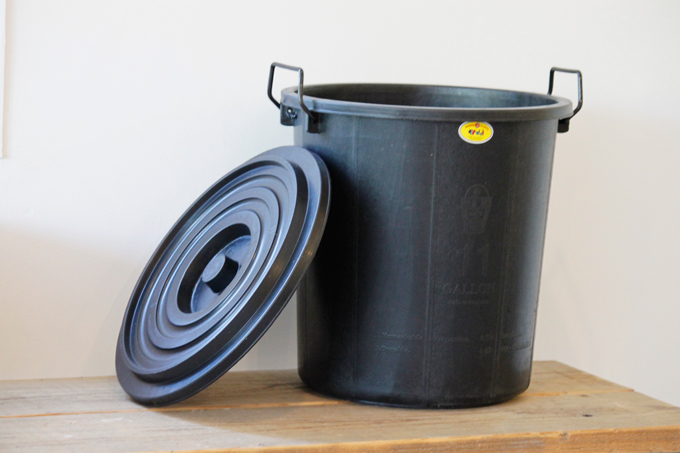 ガベイジボックス 黒 2個セット ヴィンテージ調