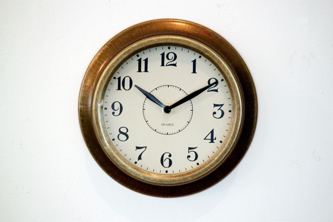 ブラスティー ウォールクロック 壁掛け 時計 電池