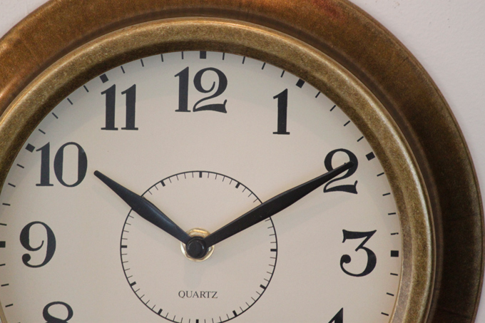 ブラスティー ウォールクロック 壁掛け 時計 電池