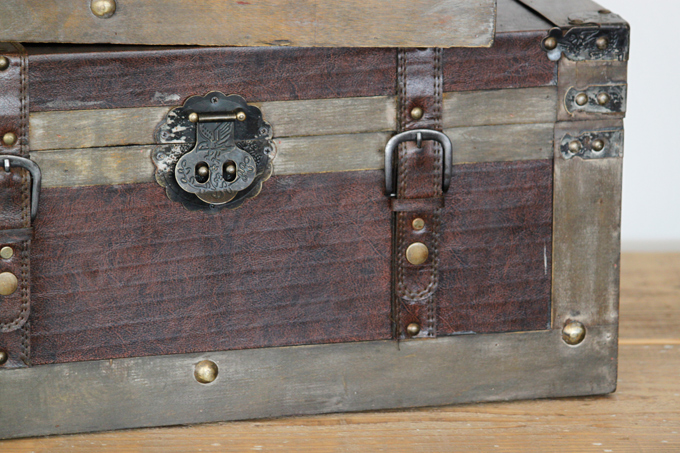 ウッデン トランクボックス2点セット