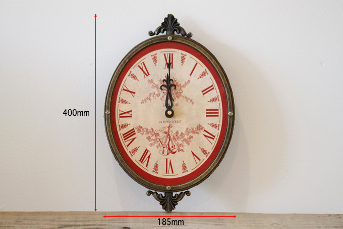 電池 おしゃれ アンティーク調 振子 ヨーロピアン