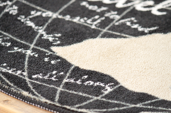 クラシック 個性的 丸型 地球 ブラック