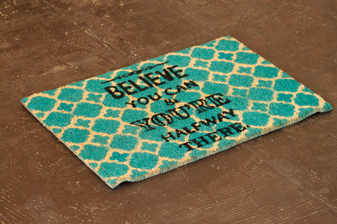 コイアマット09-BL ブルー BELIEVE