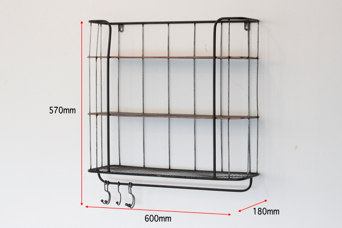 っこいい インダストリアル 棚 シンプル 幅600