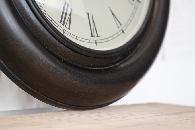 8インチクロック ダーク 壁掛け 時計 アンティーク調