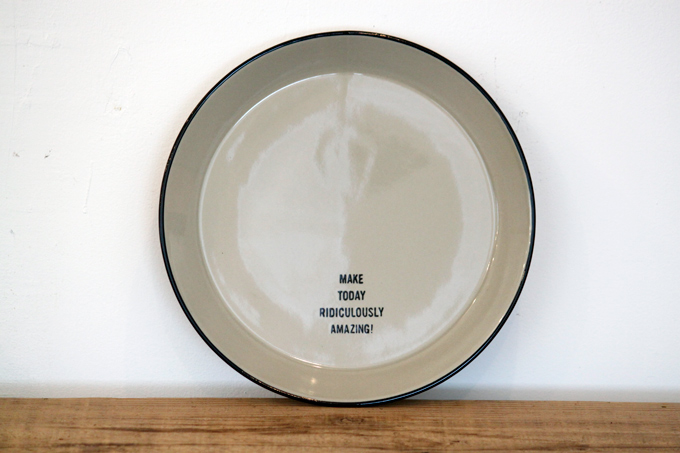 プレート グレイ シンプル カジュアル 日本製