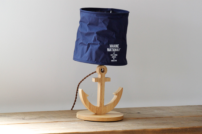 カジュアル イカリモチーフ ウッド 高さ45