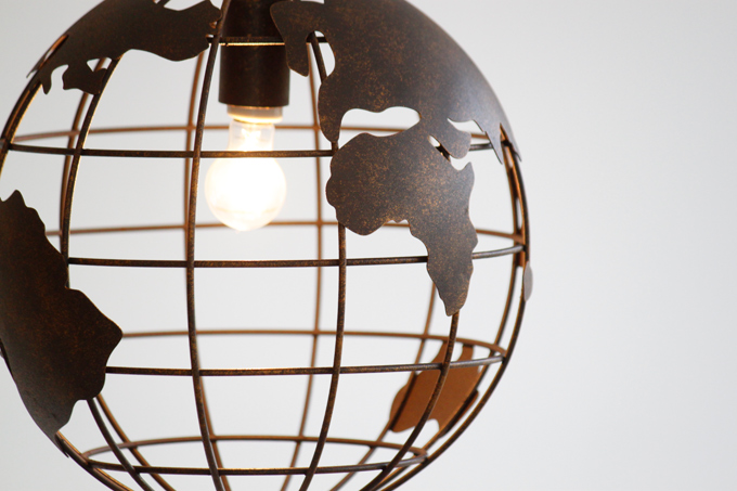 存在感 アンティーク サビ加工 電球付き