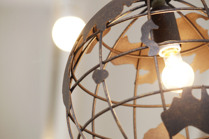 存在感 アンティーク サビ加工 電球付き