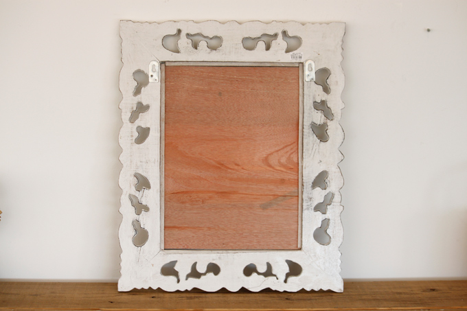 ウッドレリーフミラーL ナチュラル鏡 壁掛け