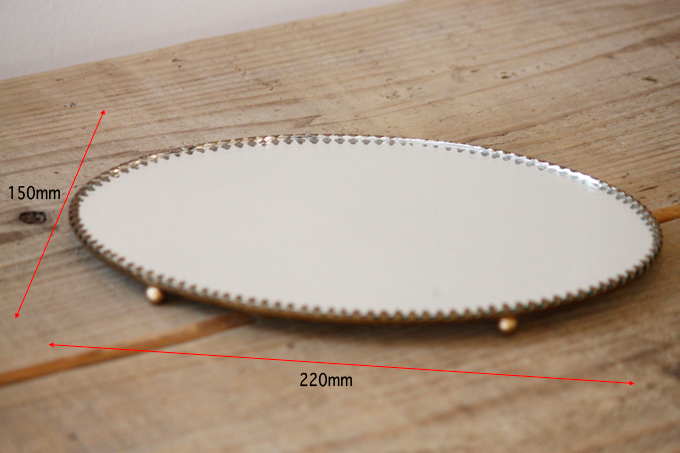 アンティーク調 アイアン 鏡 おしゃれ 上品 幅22