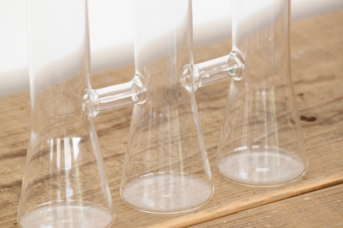 ガラスウエアベースA-3連 ガラス雑貨