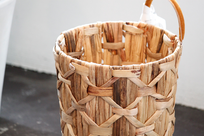 ナチュラル おしゃれ かわいい 取っ手 手編み 直径25