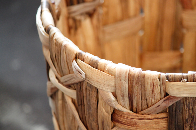 ナチュラル おしゃれ かわいい 取っ手 手編み 直径25