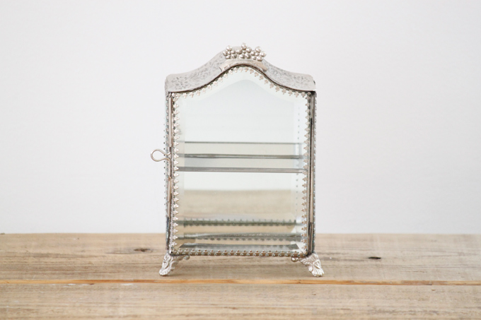 ガラスケース 真鍮 ブラス アンティーク調