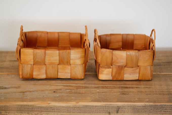 ノルディックバスケット01 かごスクエア 持ち手