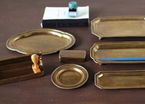 真鍮トレイ フレーム キャニスター