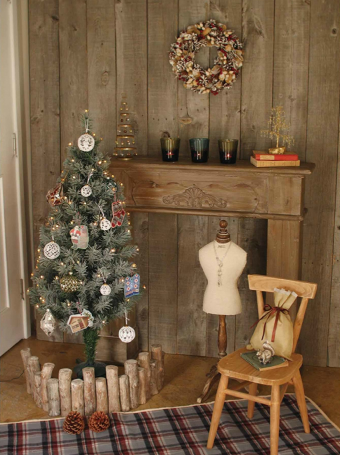 暖炉　マントルピース　シャビー　アンティーク