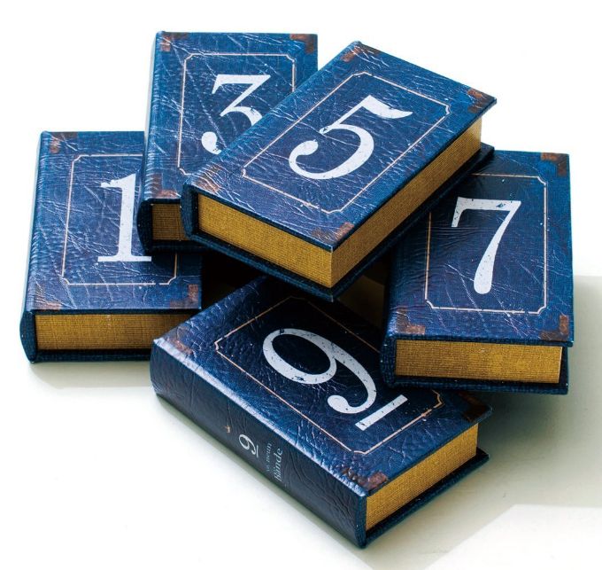 “収納ボックス,本型,数字”