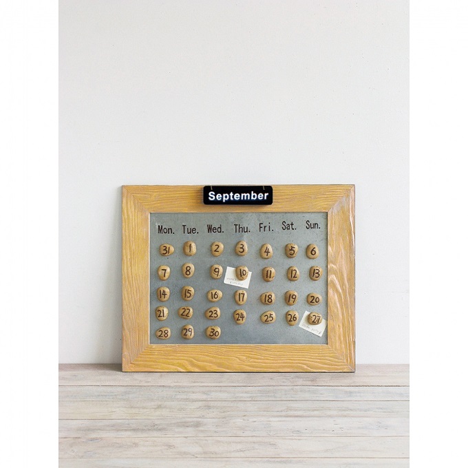 SPICE 壁掛けストーン万年カレンダー