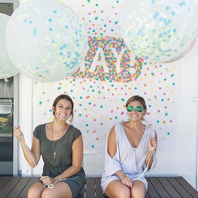 KNOT&BOW ジャンボコンフェッティバルーン