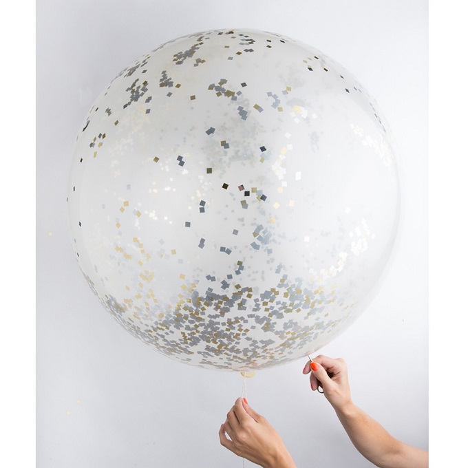 KNOT&BOW ジャンボコンフェッティバルーン