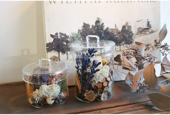 SPICE LABO GLASS ふた付きガラスキャニスター