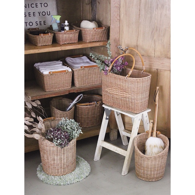 SPICE MERRY ラウンドバスケット