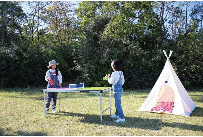 SPICE バカンス バイカラー キャリー卓球台セット