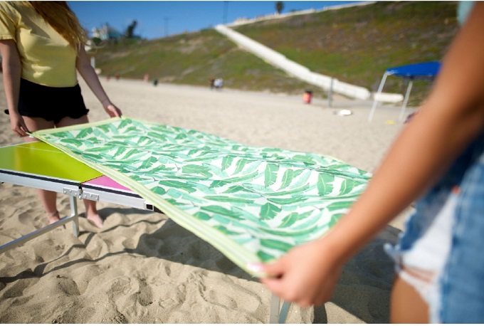 SPICE バカンス バイカラー キャリー卓球台セット